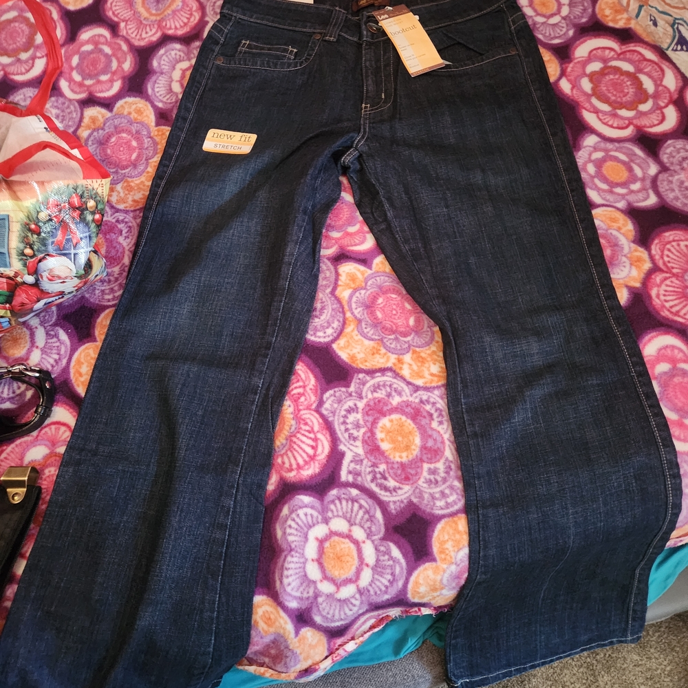 Lee Deep Indigo Boot Cut Jeans